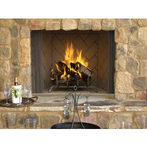 Superior Fireplaces 36" OD Wood burning Masonry Fireplace 