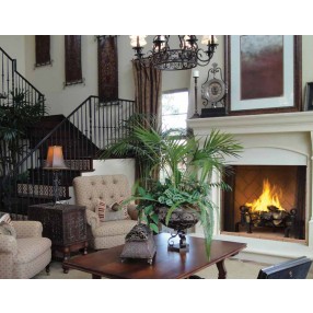 Superior Fireplaces 36" Wood Burning Masonry Fireplace - Lifestyle 1
