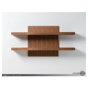 Cargo Wall Shelf Natural Walnut - Mounted
