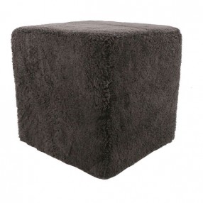Moe's Home Collection Shepherd Wool Stool - Dark Grey