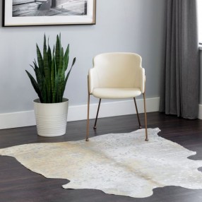 Sunpan Kolkata Hand Made Rug - Beige / Silver - 5' X 8'  - Lifestyle