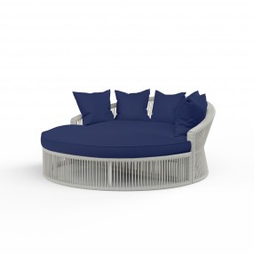 Miami Daybed in Echo Midnight w/ Self Welt - Front Side Angle