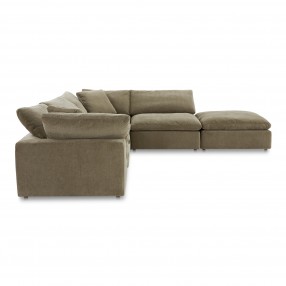 Moe's Home Collection Terra Dream Modular Sectional, Desert Sage - Front Side Angle