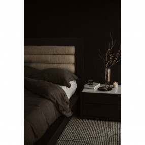 Moe's Home Collection Ashcroft Nightstand, Dark Grey - Lifestyle