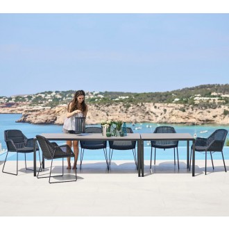 Cane-Line Breeze Chairs - Outdoor View