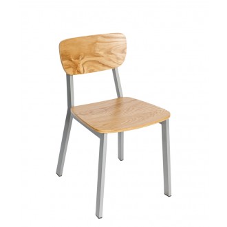 Hamilton Side Chair With Steel Wire Frame - Sand Black Finish