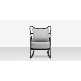 Source Furniture Elephant Rocking Chair Gray Front
