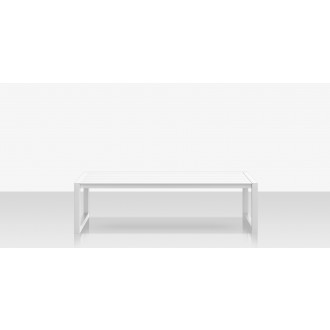 Source Furniture Iconic Aluminum Small Rectangular Coffee Table  