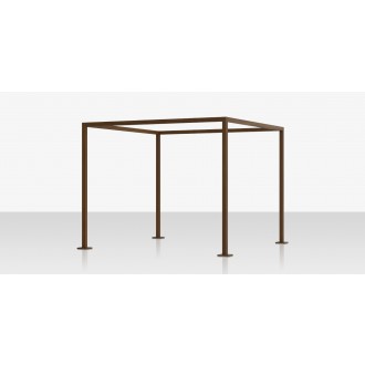 Source Outdoor Furniture Breeze Cabana Frame - 15' - Wood Grain Frame