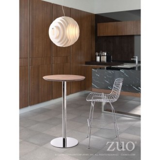 Zuo Modern Bergen Bar Table Walnut