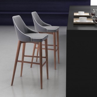 Zuo Modern Moor Barstool in Dark Gray - Lifestyle