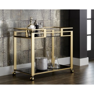 Sunpan Avondale Bar Cart - Lifestyle