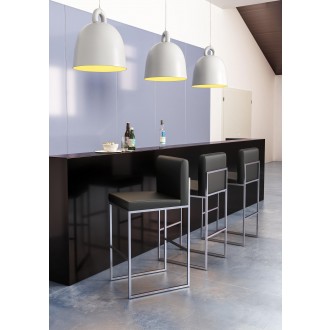 Zuo Modern Genoa Barstool Gray - Lifestyle