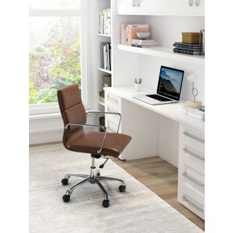 Zuo Modern Ithaca Office Chair Vintage Brown - Lifestyle