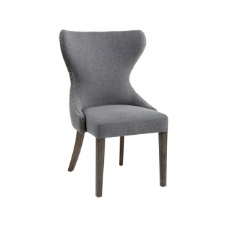 Sunpan Ariana Dining Chair - Dark Grey - Angled