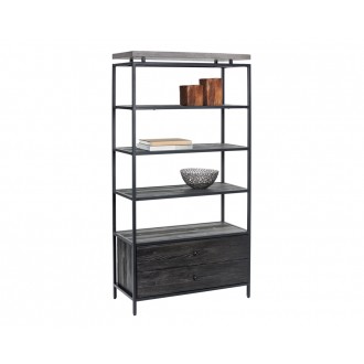 Sunpan Norwood Bookcase - Angled