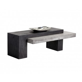 Sunpan Zoron Coffee Table - Rectangular - With Decor