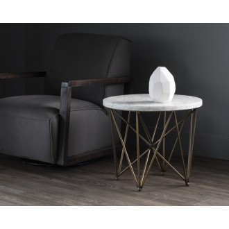 Sunpan Skyy Side Table - Lifestyle