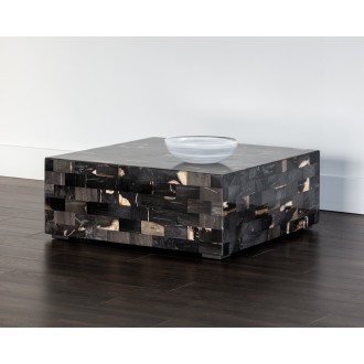 Sunpan Midnight Coffee Table - Lifestyle