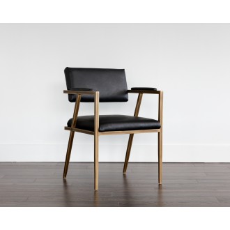 Ventouz Dining Armchair - Vintage Black - Lifestyle
