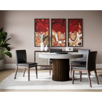 Sunpan Branson Dining Chair in Dark Grey - Lifestyle