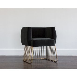 Sunpan Gala Dining Armchair - Shadow Grey - Lifestyle