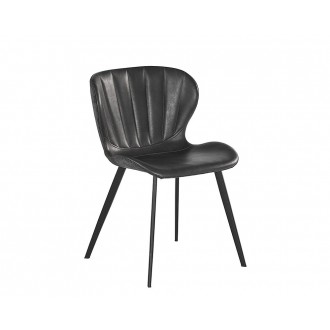 SUNPAN Arabella Dining Chair - Bravo Portabella / Polo Club Kohl Grey, Frontview