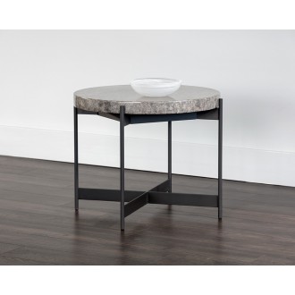 Sunpan Saro Coffee Table - Small - Angled Lifestyle