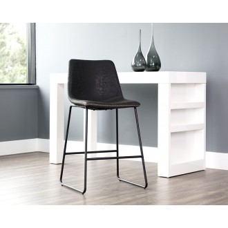 SUNPAN Cal Counter Stool - Antique Black, Brown, Grey, Lifestyle