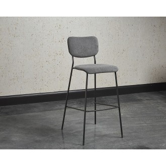 SUNPAN Cullen Barstool - Polo Club Kohl Grey/Polo Club Stone, Lifestyle