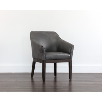 Dorian Dining Armchair - Overcast Grey - Liiefstyle