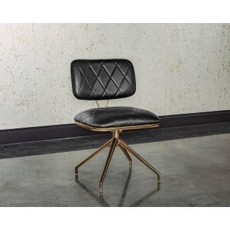 Virtu Swivel Dining Chair - Bravo Black - Lifestyle