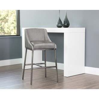 Dalary Barstool - Bravo Metal / Polo Club Stone - Lifestyle