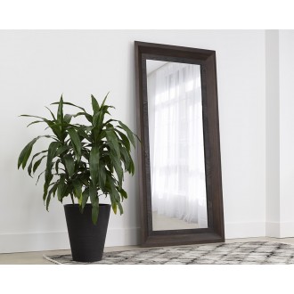 Sunpan Burbank Floor Mirror - Angled Lifestyle