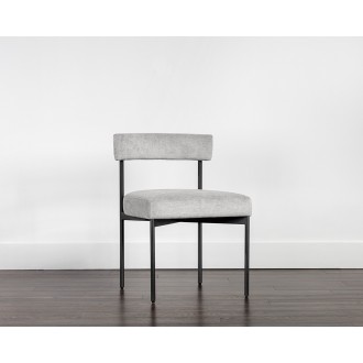 Seneca Dining Chair - Black - Polo Club Stone - Lifestyle