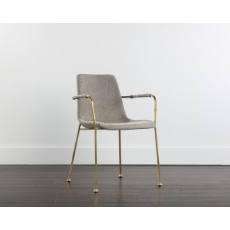 Hathaway Dining Armchair - Belfast Oyster Shell - Lifestyle