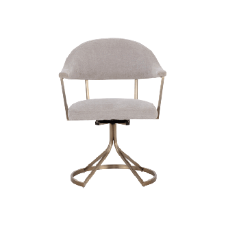 Sunpan Bexley Swivel Dining Chair - Danny Teal  1