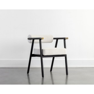 Sunpan Sova Dining Armchair - Copenhagen White
