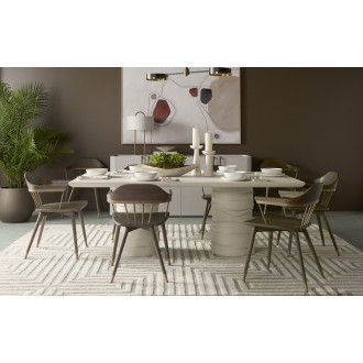 Sunpan Alanya Dining Table Rectangular - 84" - Lifestyle