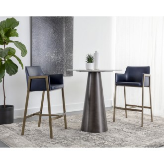 Sunpan Bernadette Barstool - Bravo Admiral - Lifestyle