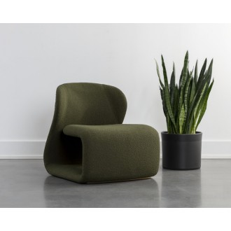 Sunpan Sophiene Lounge Chair - Copenhagen Olive