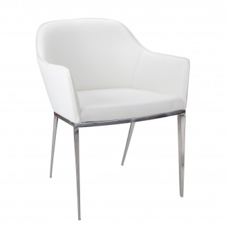 SUNPAN Stanis Dining Armchair - White