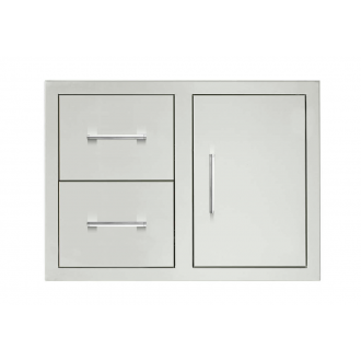 TrueFlame 30" 2-Drawer & Access Door Combo - Front