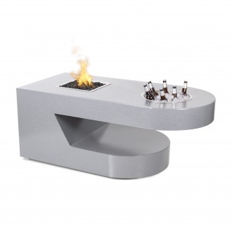 The Outdoor Plus 60" Dana Fire Pit Powder Coated Finish