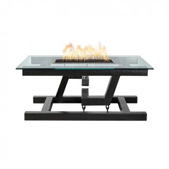 The Outdoor Plus Newton Powder Coated Fire Pit - Floating Appearance