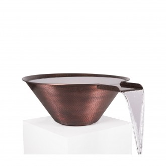 The Outdoor Plus Hammered Copper Water Bowl