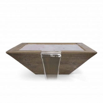 The Outdoor Plus Maya Wood Grain Water Bowl