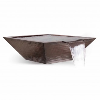 The Outdoor Plus Maya Hammered Copper Water Bowl