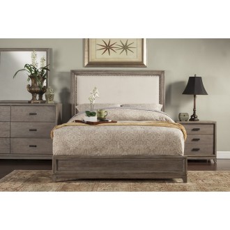 Camilla California King Bed in Antique Grey - Lifestyle
