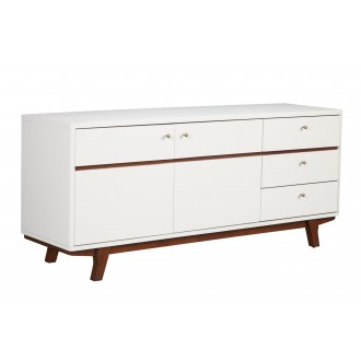 Alpine Furniture Dakota TV Console - Angled and Closed
